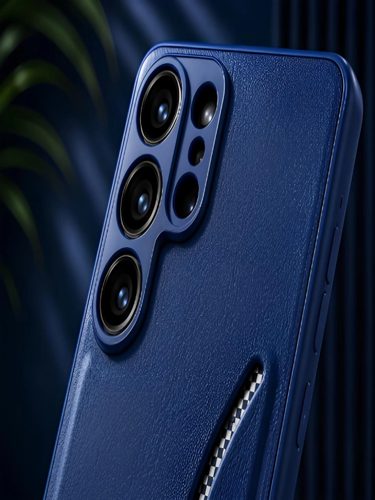 Чехли для Samsung Ultra со встроенным отдельно для карты, двухслойный премиум качество