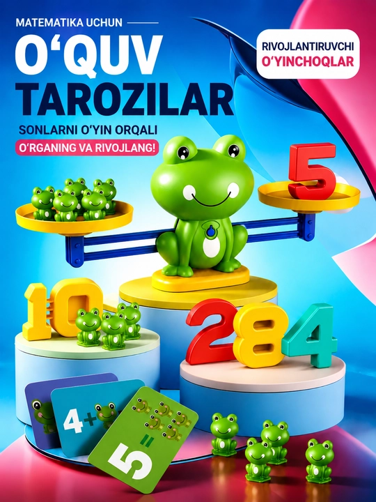 Aqlni rivojlantiruvchi raqamli tarozi - 