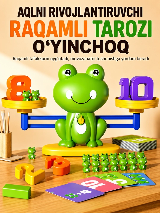 Aqlni rivojlantiruvchi raqamli tarozi