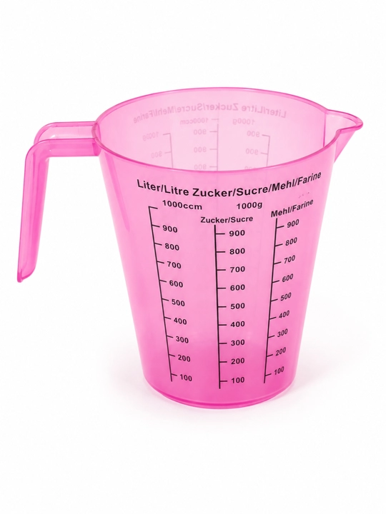 1 L o'lchov stakani 1000 ml o'lchov krujkasi oshxona uchun BPA Free plastik