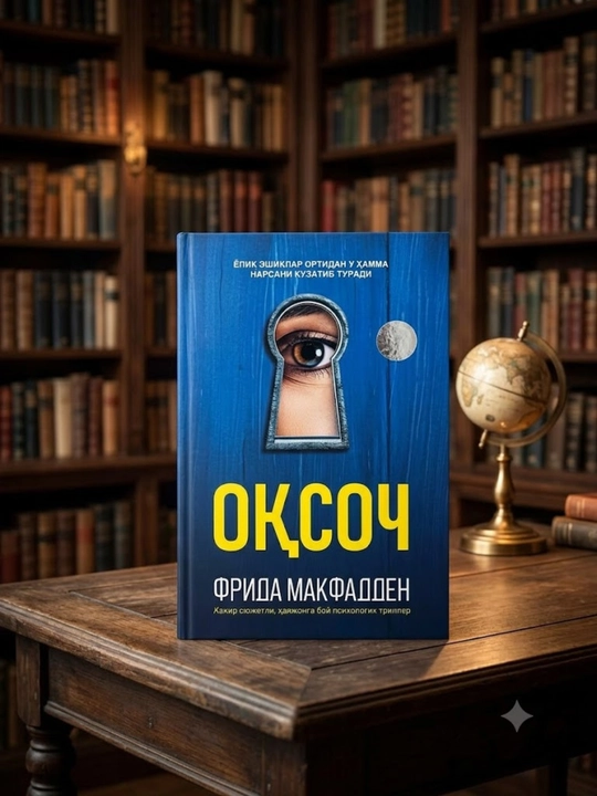 Книга «Служанка» (Оқсоч) — Фрида Макфадден, Психологический триллер (На узбекском языке) - 