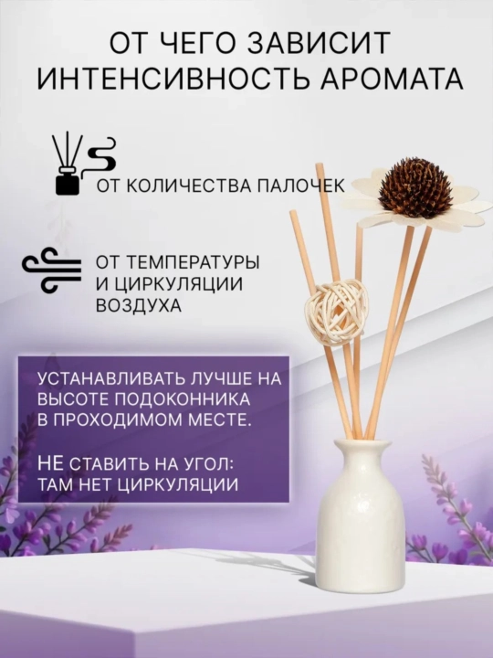 Освежитель воздуха для дома, автомобиля и офиса, диффузор с палочками, NS-01