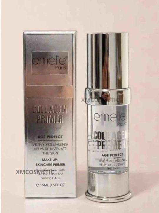 Makiyaj uchun asos EMELIE 24K GOLD bo'yanish bazasi, bo'yanish bazasi, primer, tonal krem