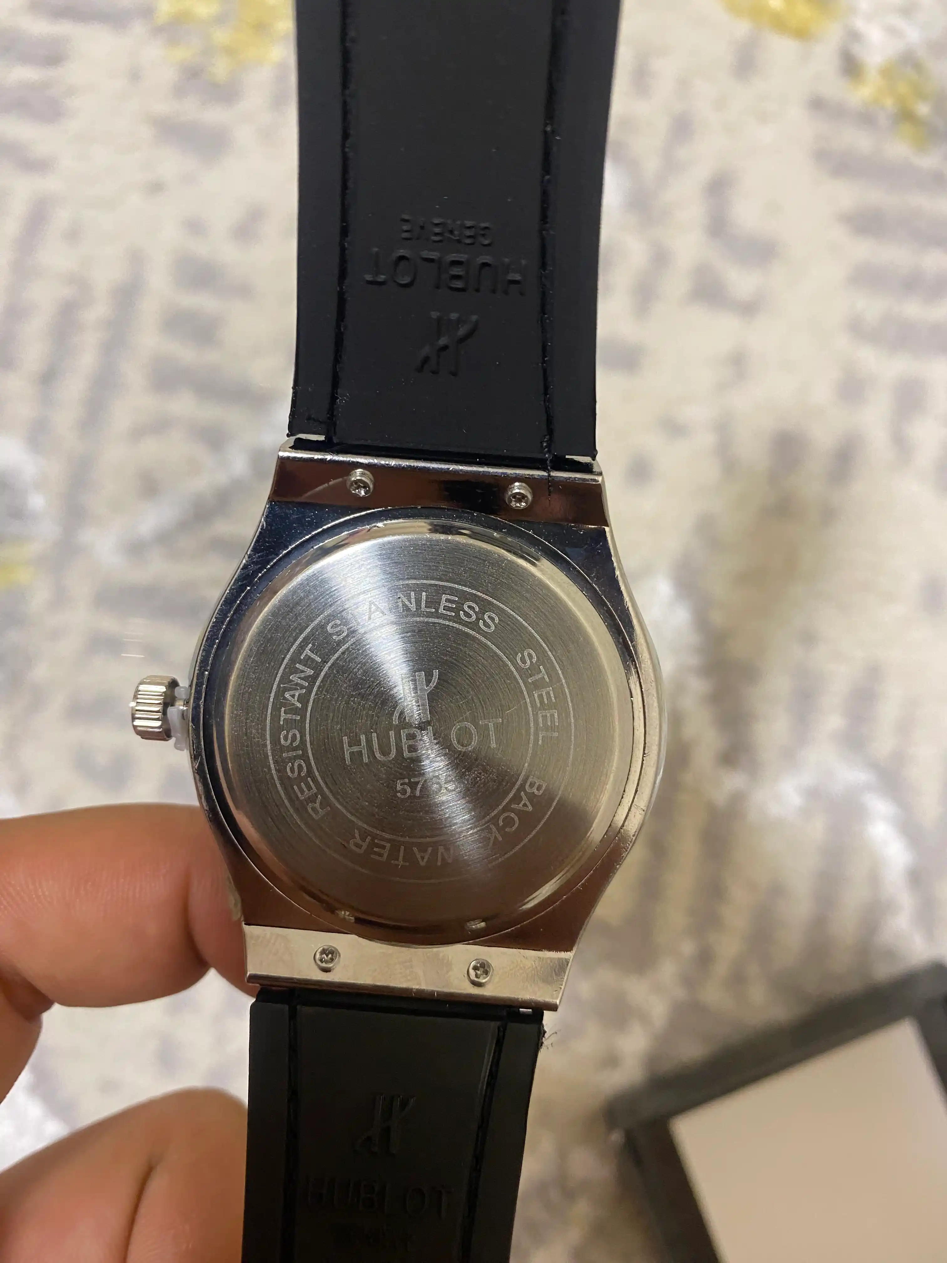 Мужские наручные часы Hublot, кварцевый механизм с индикатором даты