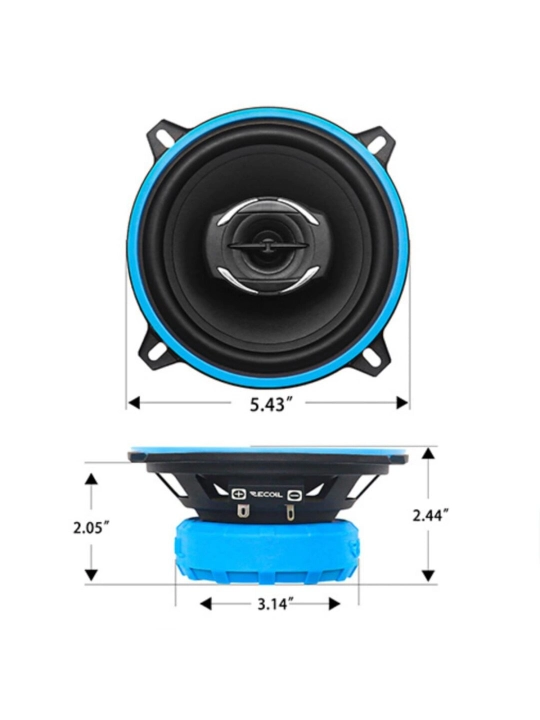 RCX525 Echo Series 5,25 dyuymli koaksial avtomobil dinamiklari
