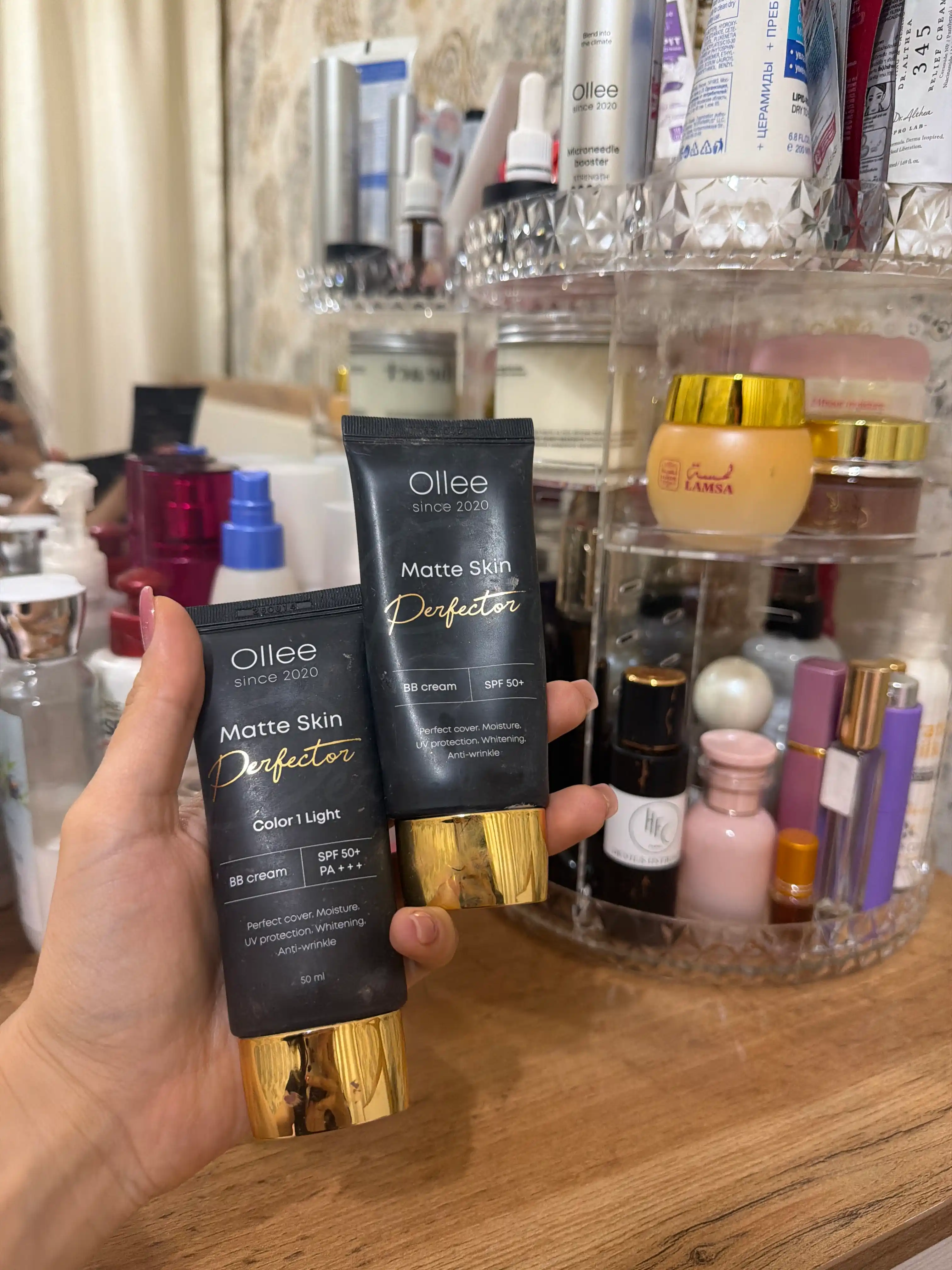 Крем BB для лица OLLEE Matte Skin Perfector матирующий SPF50+ для ровного тона, 50 мл
