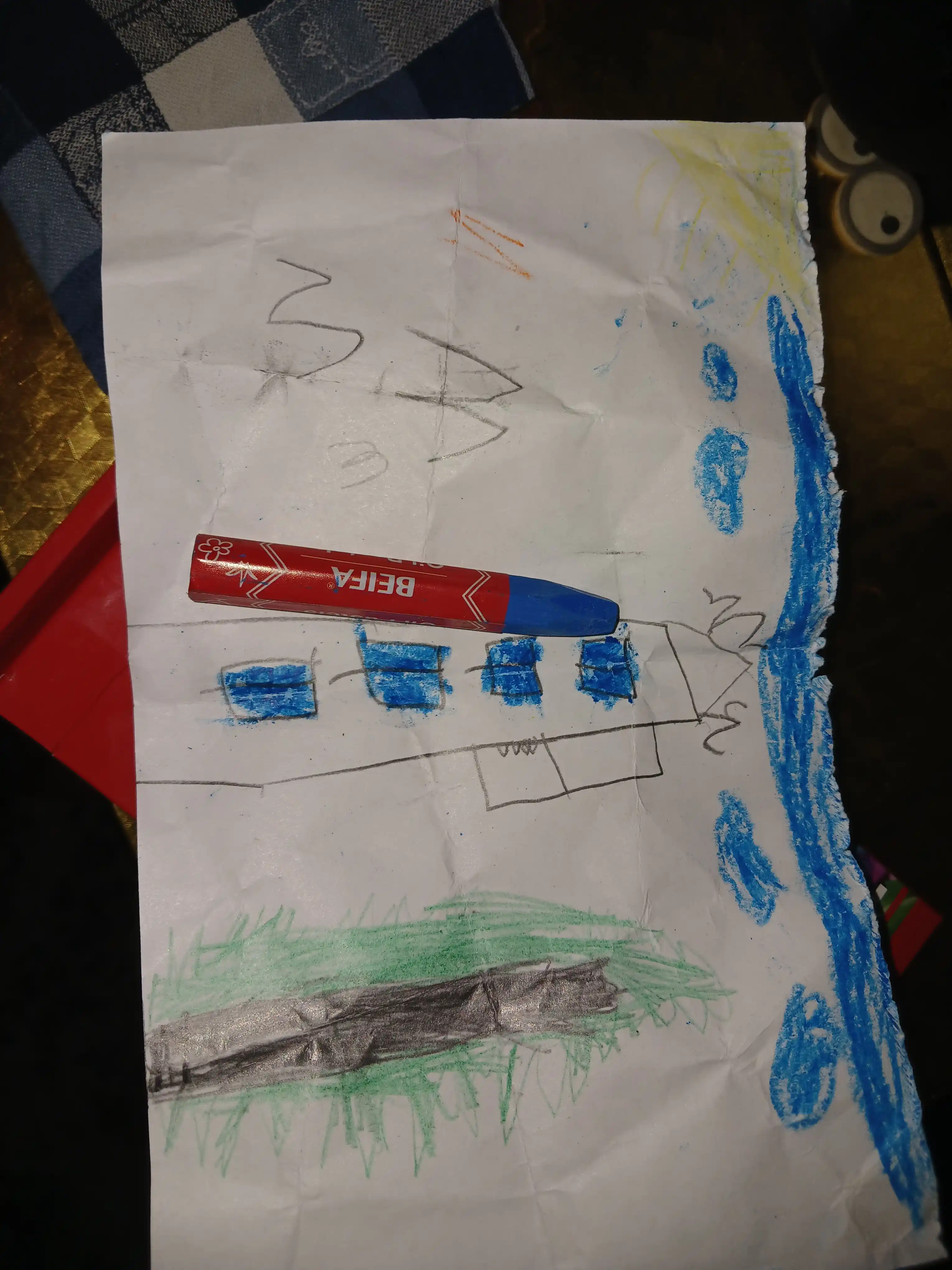 Moyli rangli bo‘rlar Beifa DA2-12B, 12 rang