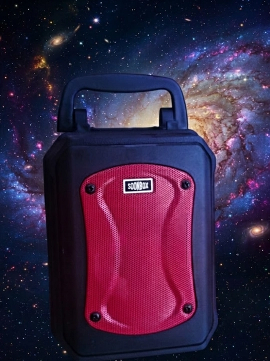 Portativ Bluetooth karnay, simsiz mini kolonka, USB/TF/FM, kuchli ovoz, qizil