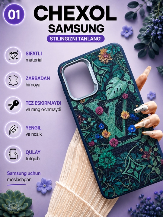 Силиконовый чехол для Samsung A16, A17, A56, A10, A12, A54, A52, A51, A34, A35, A36, A37,