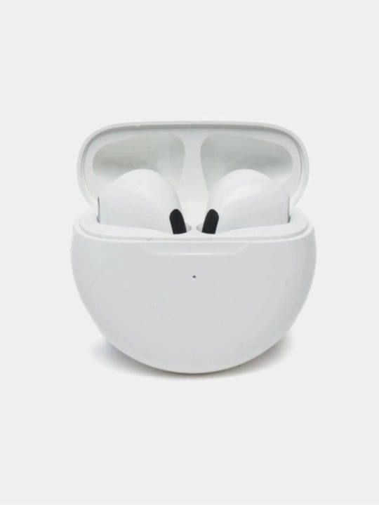 Pro 6 Bluetooth 5.3 simsiz TWS quloqchinlari sensorli boshqaruv va quvvatlash qutisi bilan