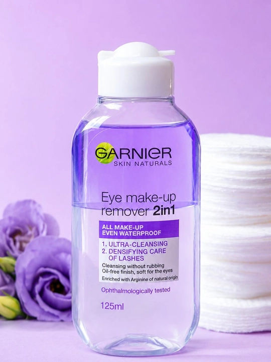 GARNIER ko‘z makiajini olib tashlash uchun ikki fazali vositasi 125 ml