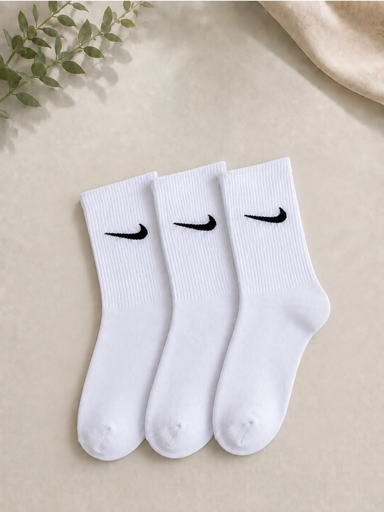 Белые и цветные длинные спортивные носки, Nike, набор из 1-3- 5 штук, 41-44