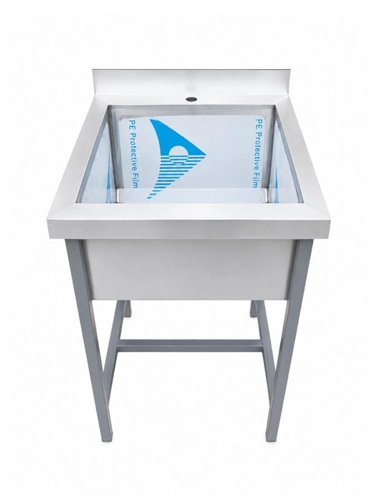 Мойка AISI 201 из нержавеющей стали 1 или 2 секции 55×60×85 / 105×60×85 см