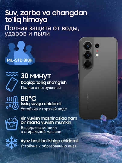 TECNO CAMON 50 va 50 Pro kamerali smartfoni, 8/256 GB, AMOLED 144 Hz