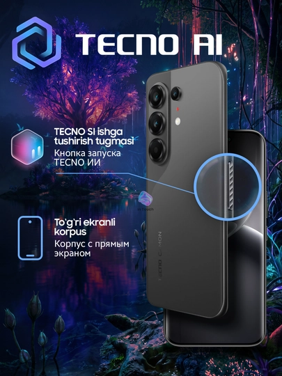 TECNO CAMON 50 va 50 Pro kamerali smartfoni, 8/256 GB, AMOLED 144 Hz