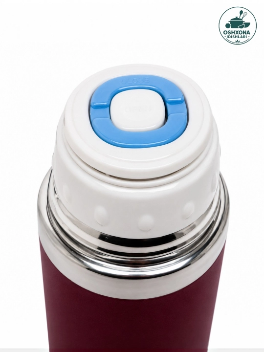 Termos 0,5 l, vacuum termos, issiq va sovuq saqlaydigan termos, vakuum termiz