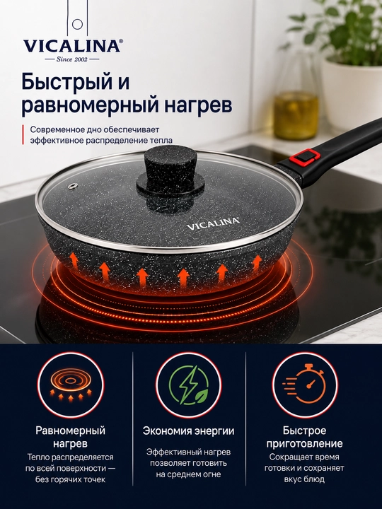 Сковорода 3 в 1 для завтрака, антипригарная, с 3 секциями, для яиц и блинов