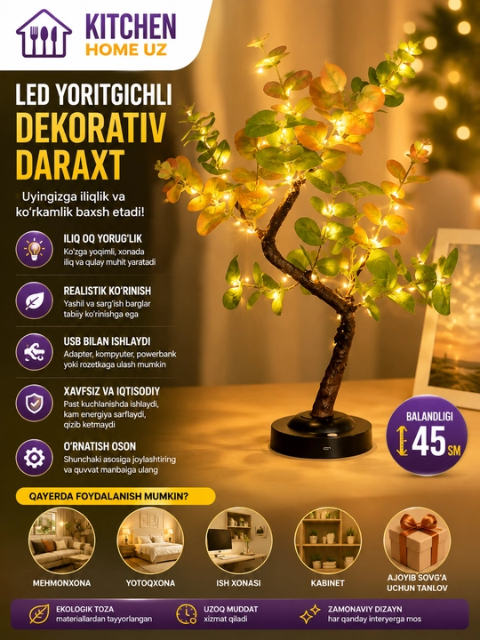 LED dekorativ daraxt chiroq