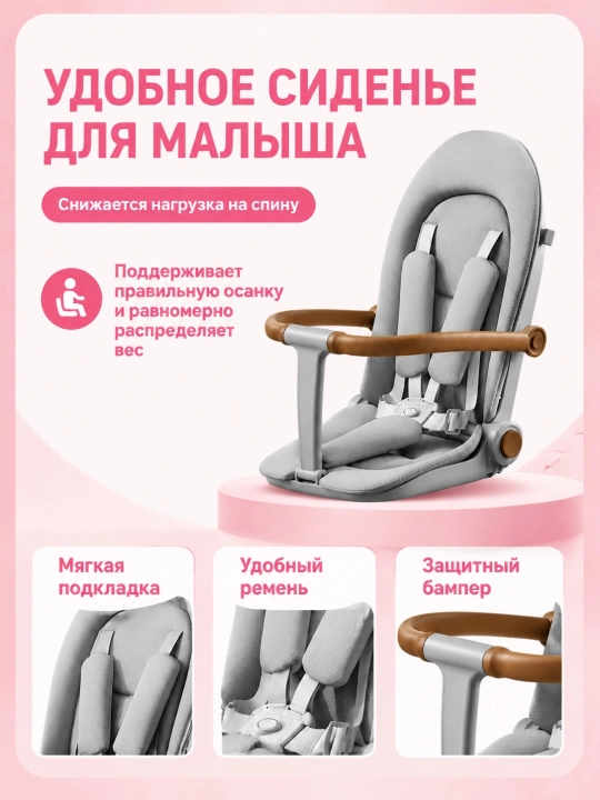 Детский велосипед 8 в 1 Cool Guy , складной трехколесный велосипед-трансформер, до 30 кг