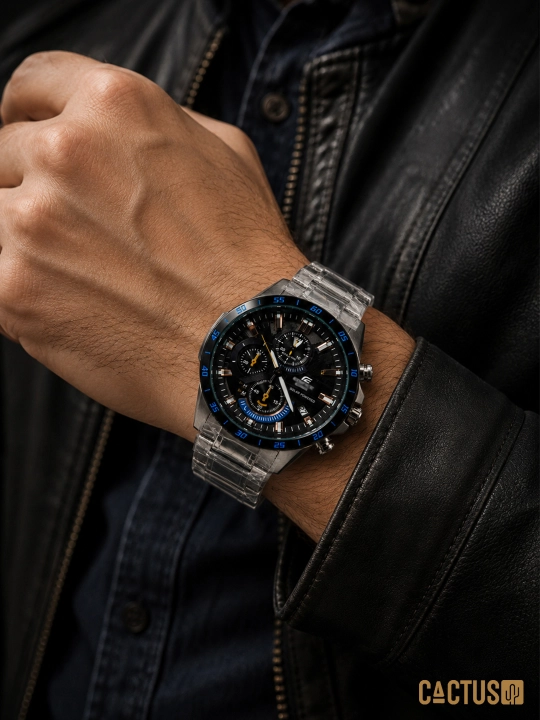 Erkaklar soati Edifice EQS-920DB-2A zamonaviy, sportga xos va klassik dizayn