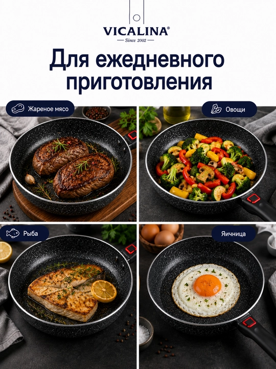 Сковорода 3 в 1 для завтрака, антипригарная, с 3 секциями, для яиц и блинов