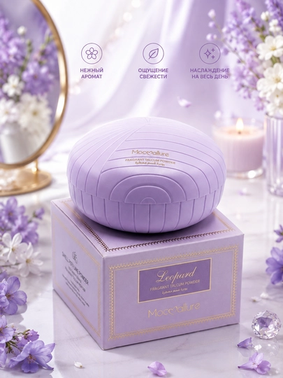 Mocallure парфюмированная пудра для тела, стойкий аромат, 100 г - 