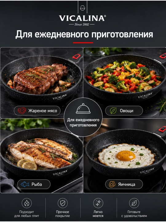 Сковорода 3 в 1 для завтрака, антипригарная, с 3 секциями, для яиц и блинов
