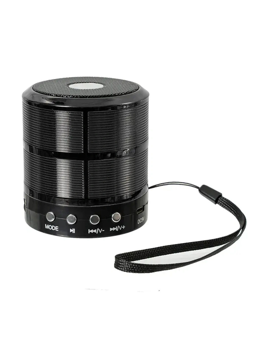 WS-887 Bluetooth Kolonka Simsiz Karnay FM Radio USB TF AUX Portativ Dinamik Qora