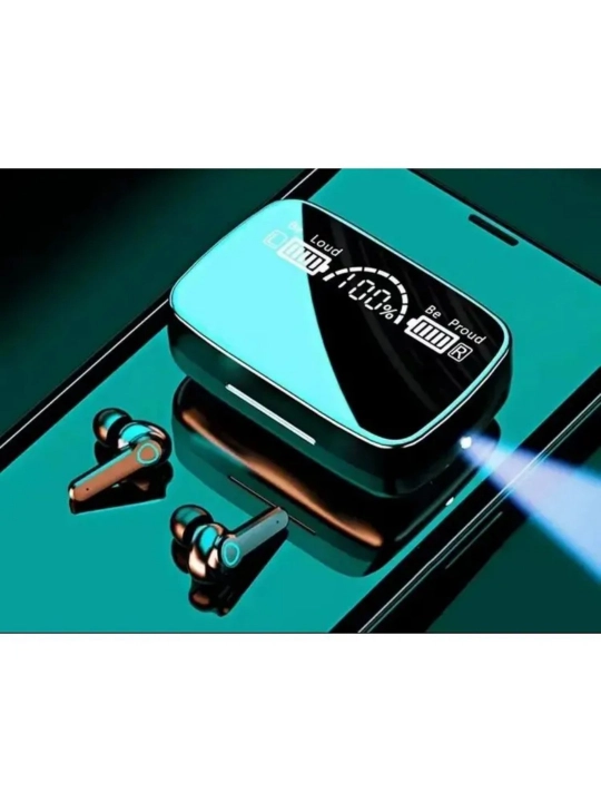 Mikrofonli simsiz quloqchinlar, Bluetooth, USB Type-C, qora, mat qora