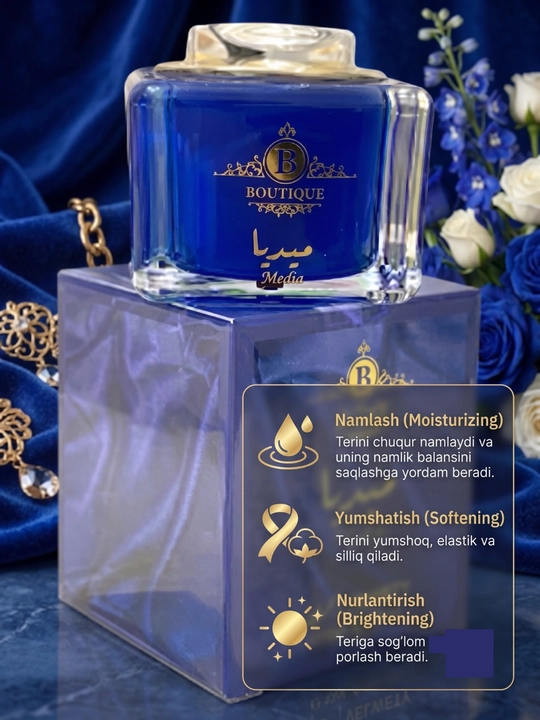 Boutique "Sandy" tana atiri, gel parfyumlangan krem, 10 ml