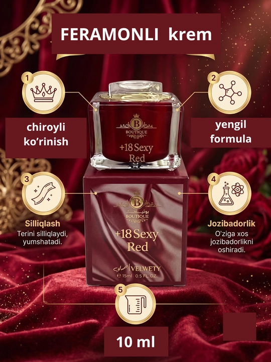 Boutique "Sandy" tana atiri, gel parfyumlangan krem, 10 ml