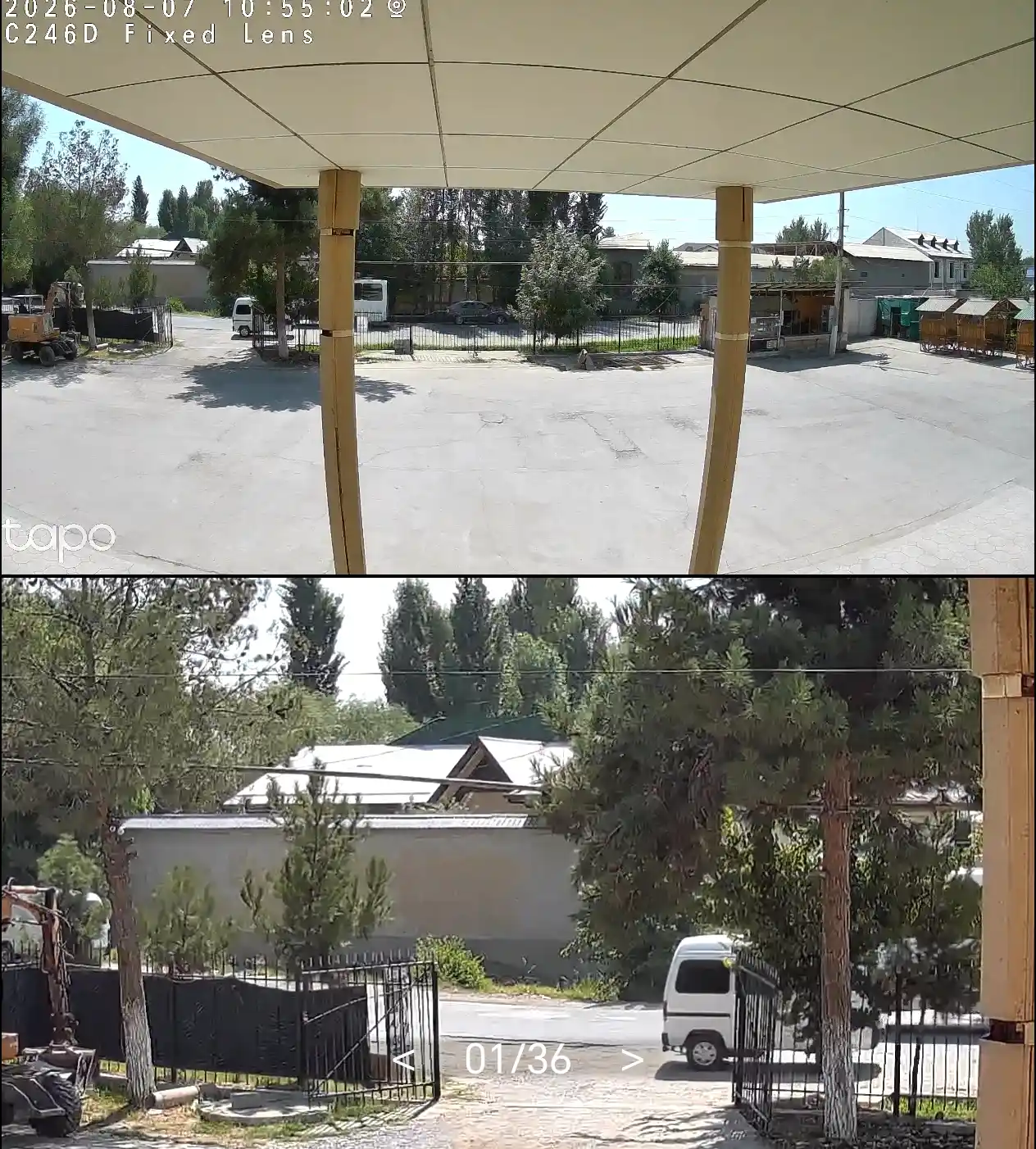 Tapo C246D Wi-Fi kamera  2 ta 2K obyektiv  Aylanuvchi 360°  AI aniqlash