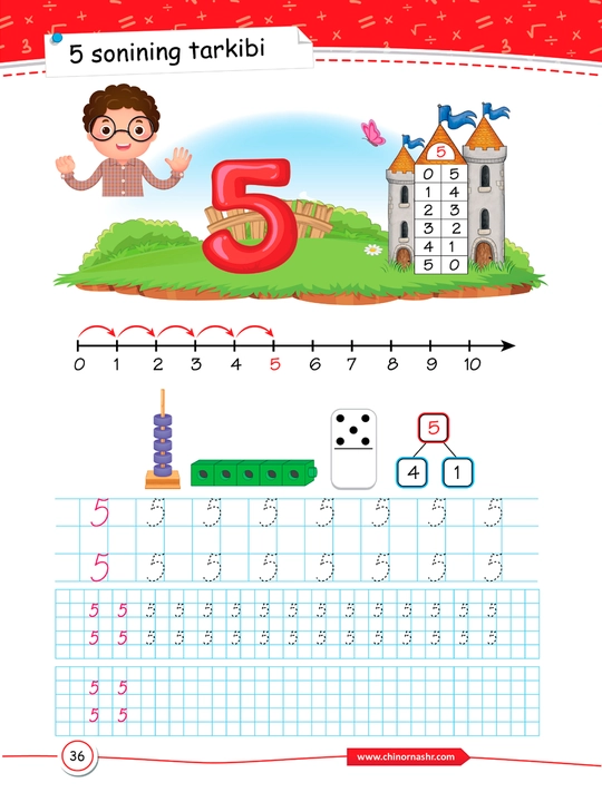 Matematikadan mavzulashtirilgan, rasmli topshiriqlar 5-6 yosh