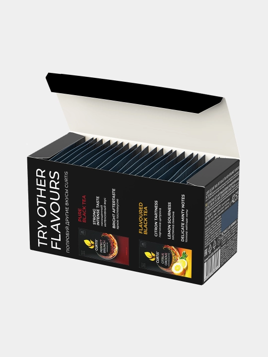 Qora choy Curtis "Elegant Earl Grey", 25 ta paketcha