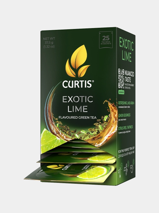 Ko‘k choy Curtis "Exotic Lime", 25 ta paketcha