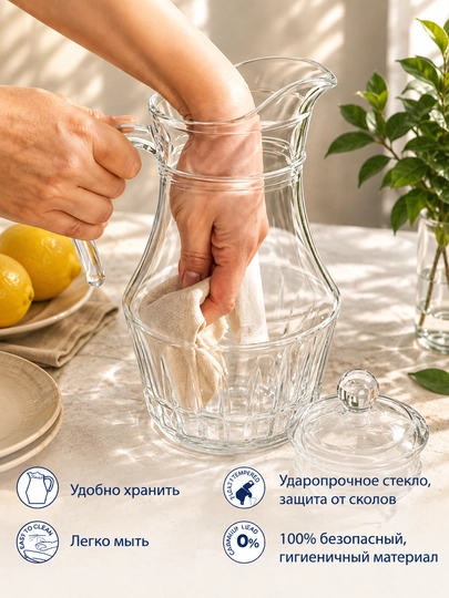 Графин, 1,5 литра - удобство и современный дизайн