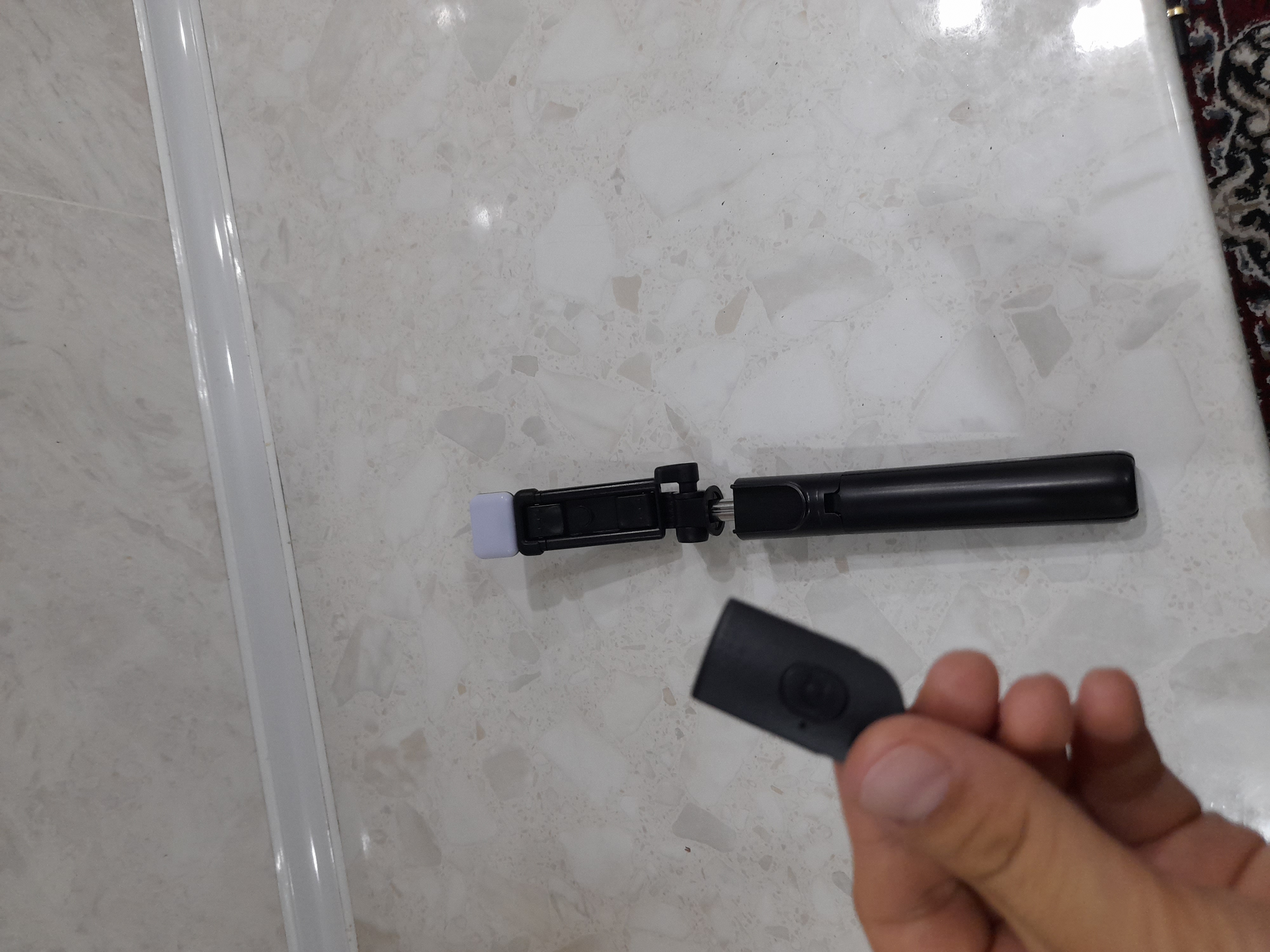 Штатив для телефона, монопод для селфи, с Bluetooth-пультом и подсветкой
