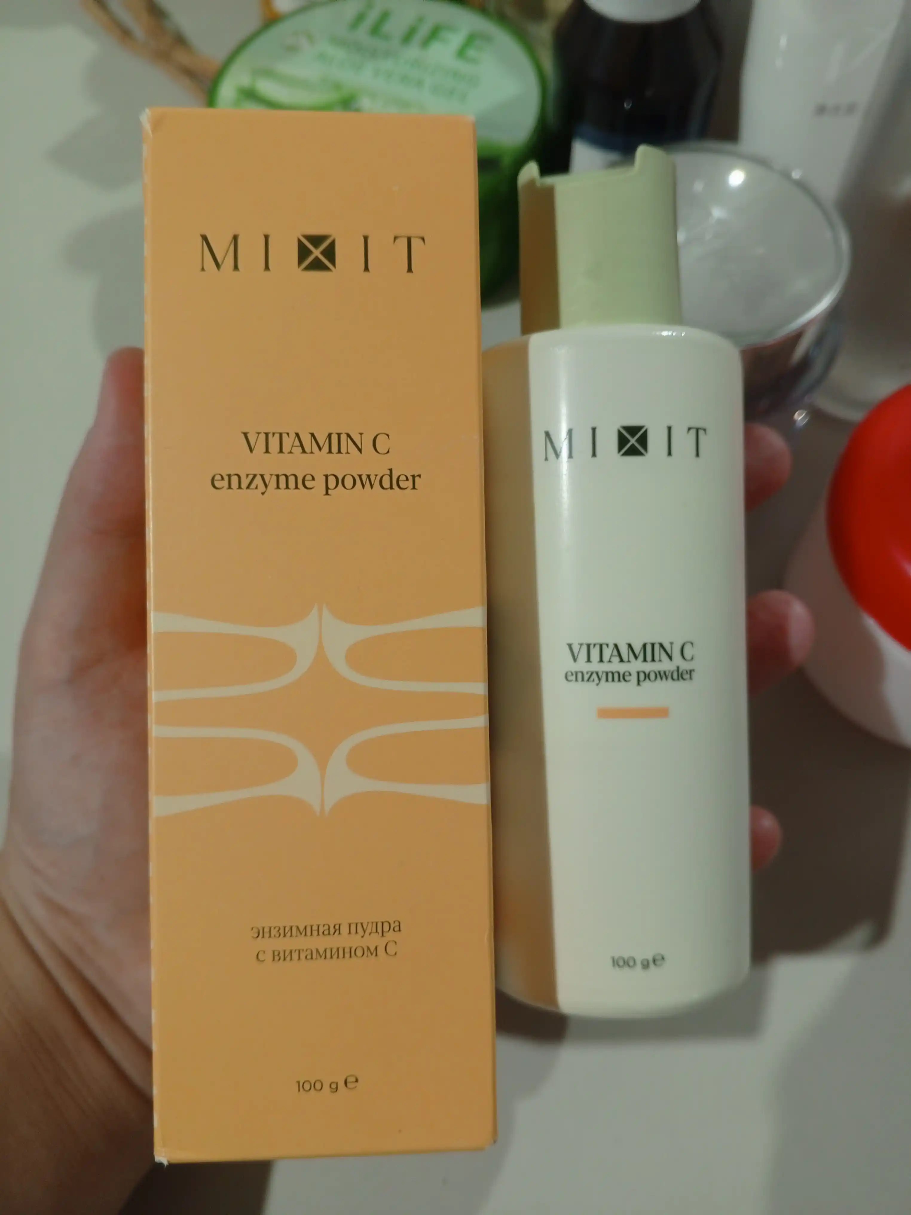 MIXIT Yuzni yuvish uchun fermentli upa, C vitamini bilan, yuvish uchun ko‘pik, 100 ml