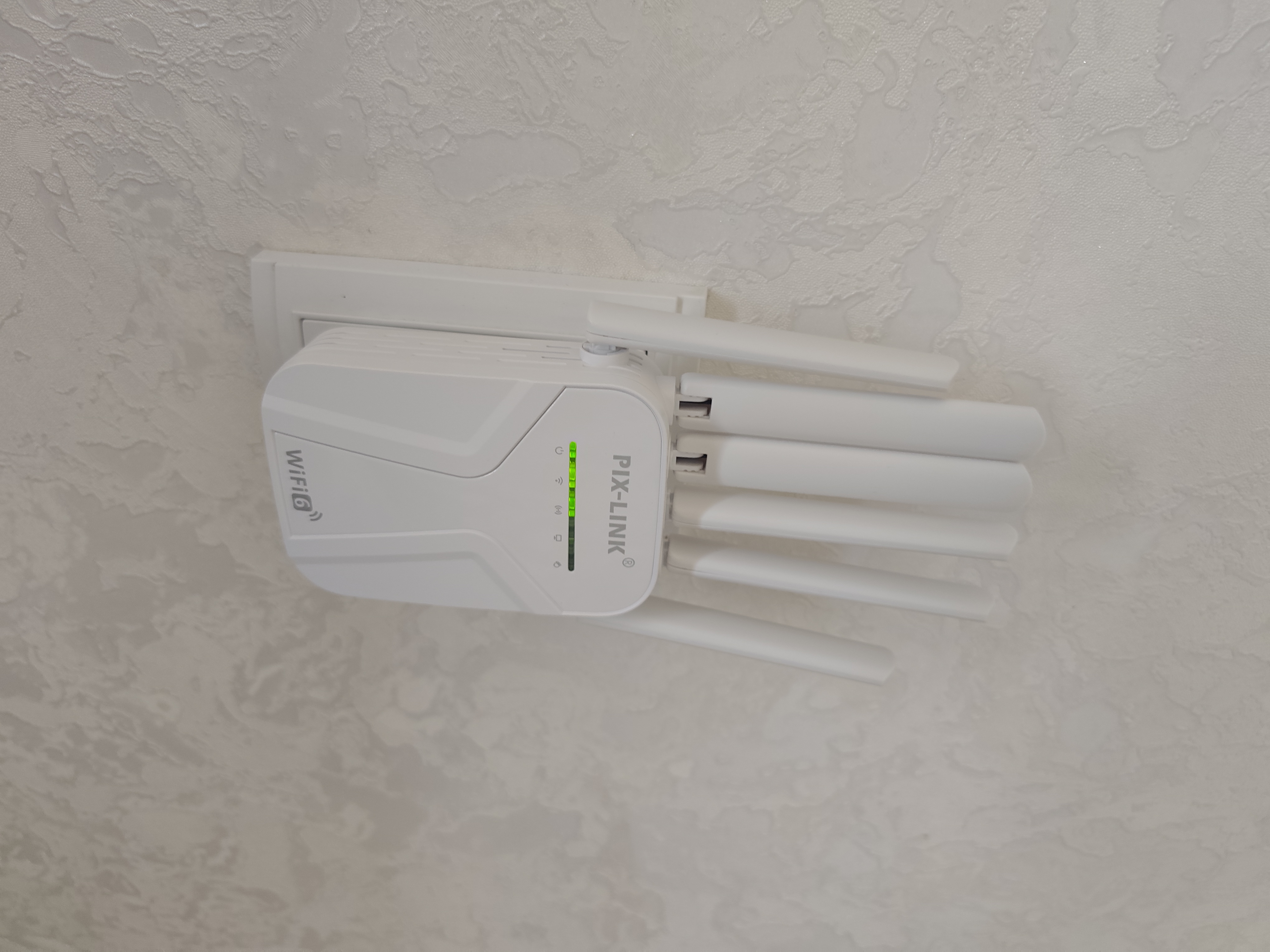 Усилитель Wi-Fi 6 сигнала Pix-Link LV-AX28 (Репитер / Роутер), 6 антенн, 1800 Мбит/с