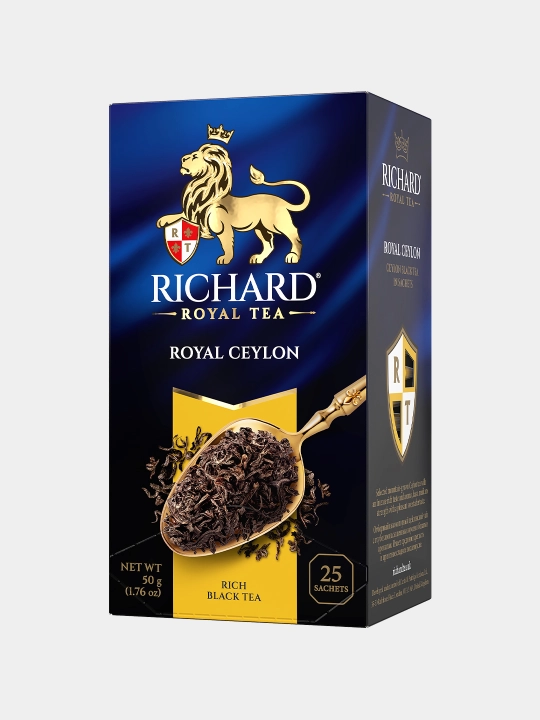 Qora choy Richard "Royal Ceylon", 25 ta paketcha