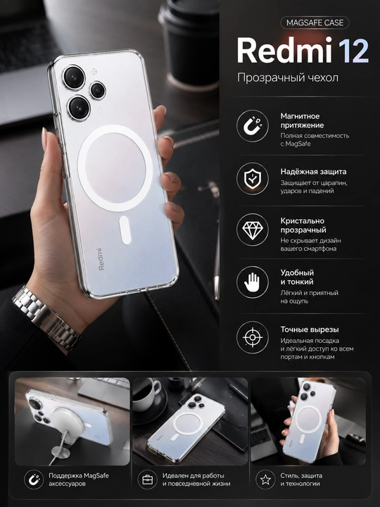 Чехол для Redmi 12, 4G