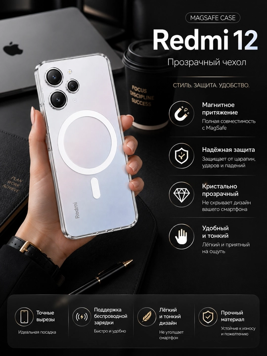 Чехол для Redmi 12, 4G