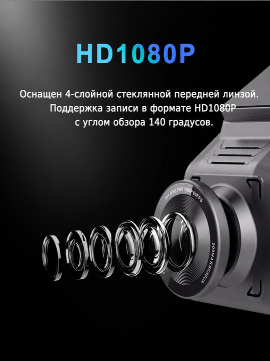 4g gps видеорегистратор с двойной камерой и удалённым доступом