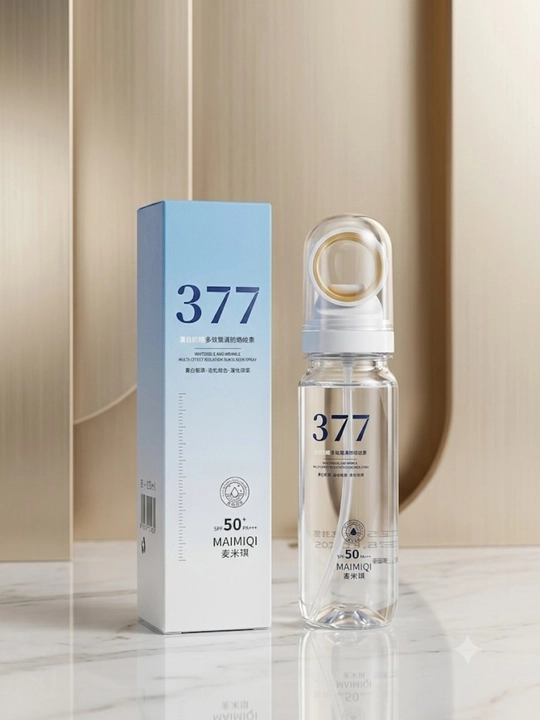 377 SPF 50+ PA+++ солнцезащитный спрей, увлажняющий для лица и тела