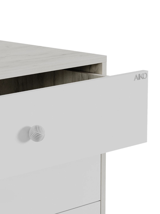 Комод AIKO Vibe, с ящиками для белья, для спальни, тумба с полками, 80 x 40 x 80 см