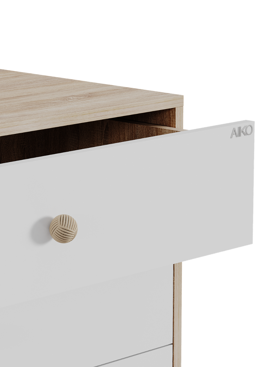 Комод AIKO Vibe, с ящиками для белья, для спальни, тумба с полками, 80 x 40 x 80 см