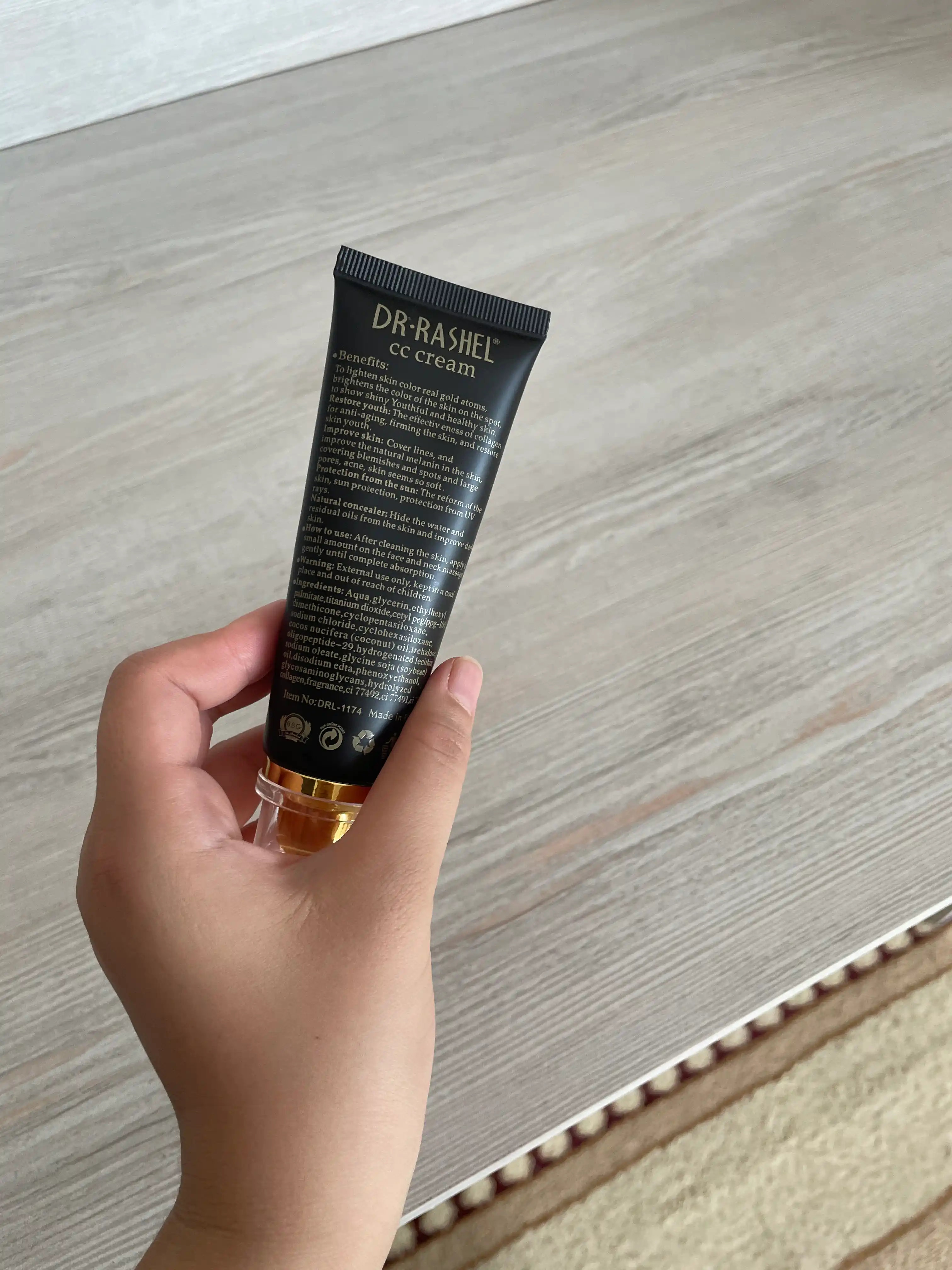 Тональный крем 24K Gold collagen CC Cream SPF60, Dr Rashel, 50 мл