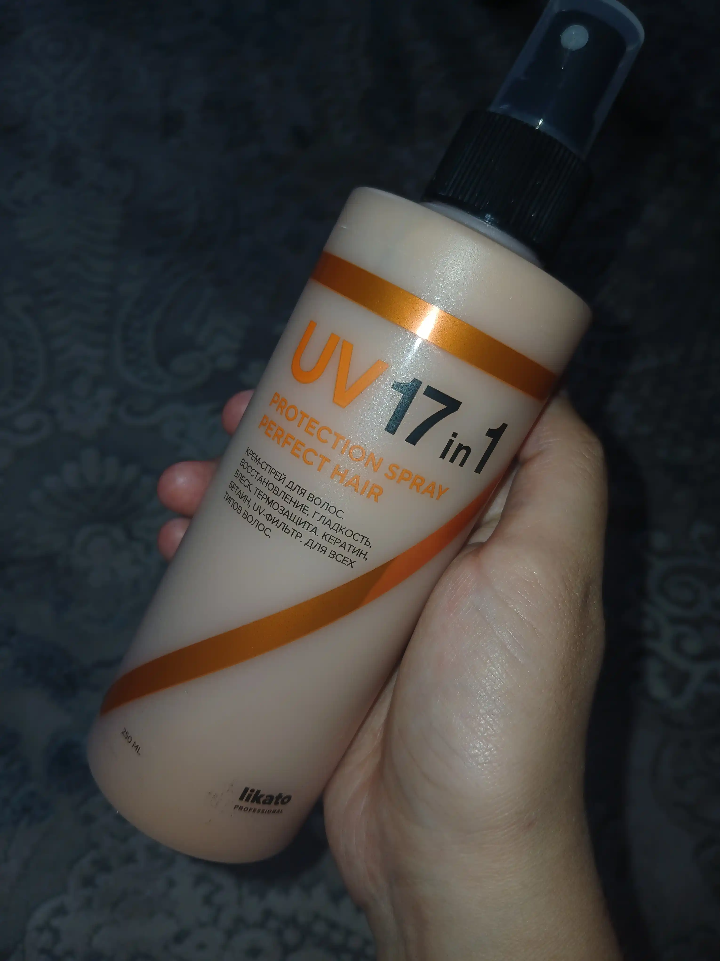 LIKATO Professional Sochlar uchun 17 in 1 krem-spray, UV himoya bilan, 250 ml