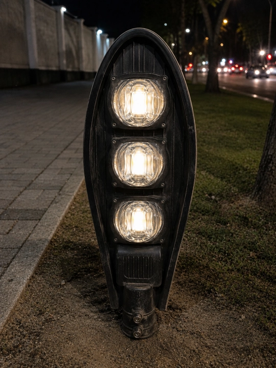 LED Ko'cha Chirog'i 3 Modul IP65 Tashqi Yoritgich Yo'l, Park va Hovli Uchun Suvga Chidamli