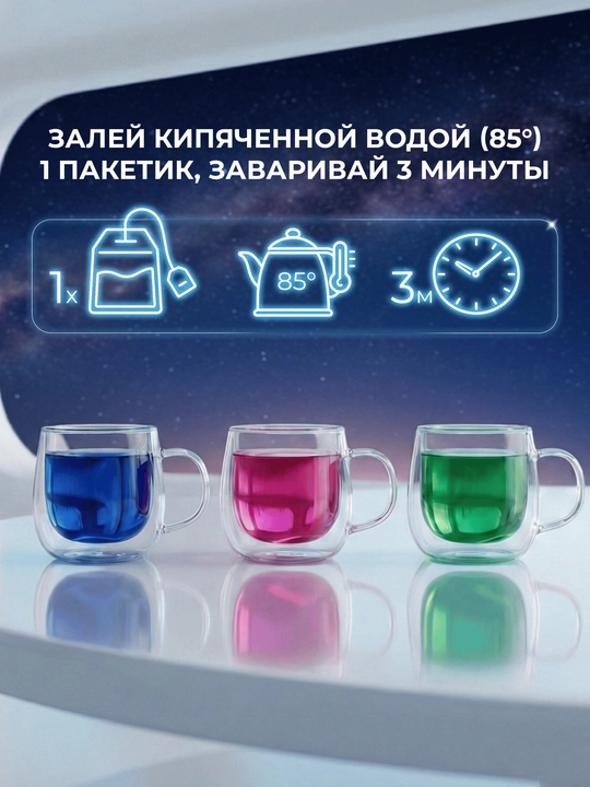 Choy ichimligi Curtis "Tea Of The Future. Super Beauty", 20 ta paketcha